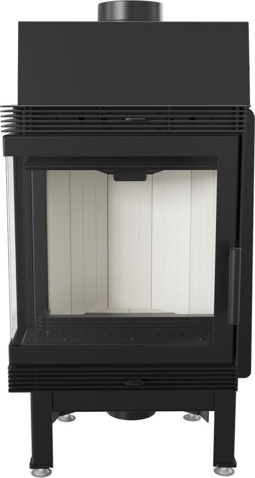 Kamineinsatz aus Stahl KRATKI BLANKA links 8 kW Ø 160 BLANKA/L/BS