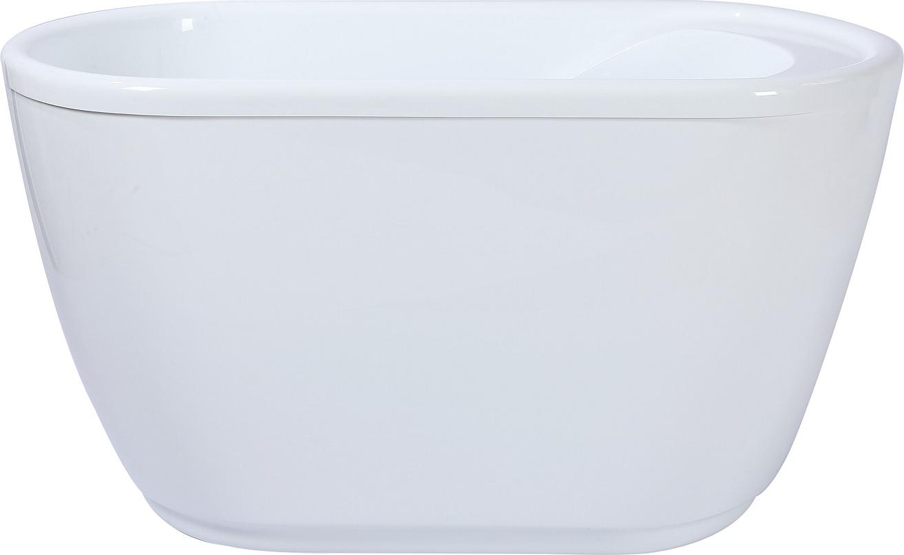 Vente-unique Badewanne Sitzbad 120 x 75 x 65 cm Acryl Weiß 165 L PICCOLA