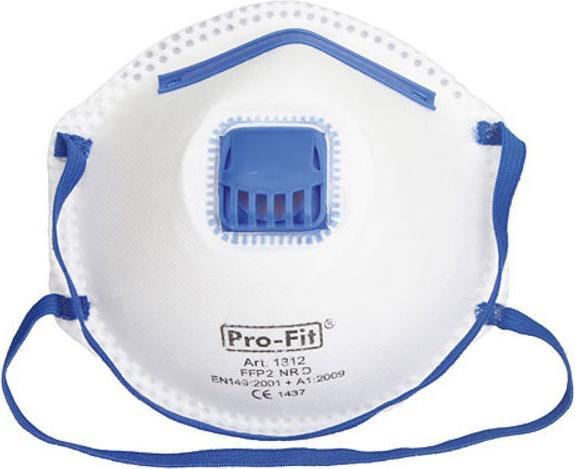 NoBrand Staubmaske mit Ventil schädlicher Feinstaub ffp2 %c3%a0 3 Stk