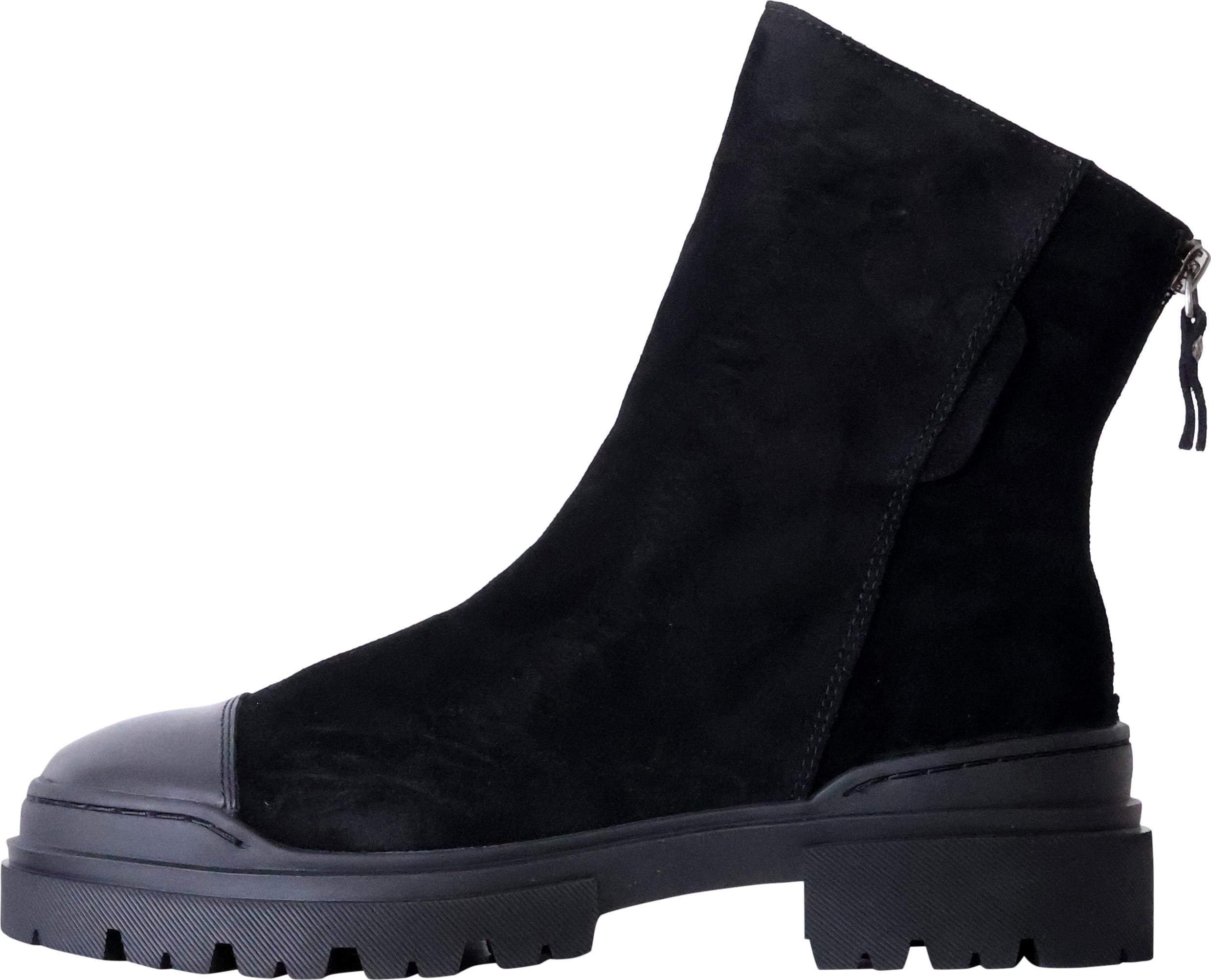 Emilie Karston Lederstiefeletten Fressia Noir