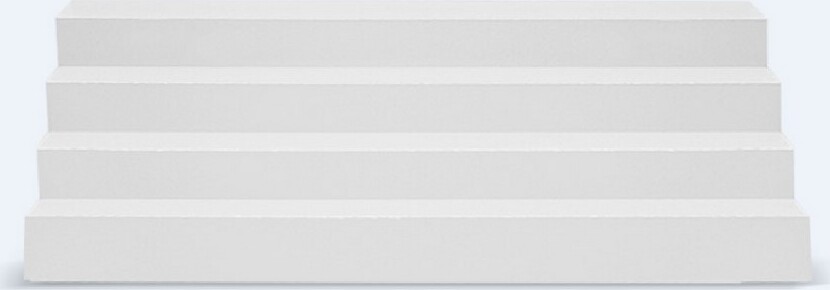 SAXONICA Treppe COMPLETE 400 für Rechteckpool I für Beckentiefe 150 cm I Treppenbreite 400 cm