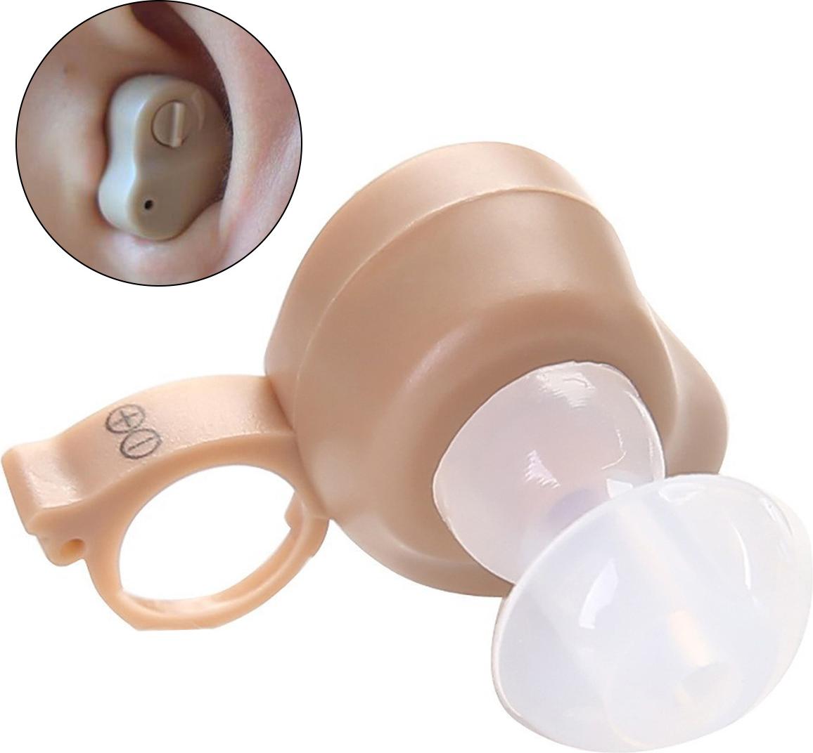 Slyrun K80 Hörgerät 2er Set, tragbarer Ohrverstärker, drahtloses Hörhilfe-Gerät, Lautstärkeverstärkung, ABS KAUF-QYSP-CE2139-015