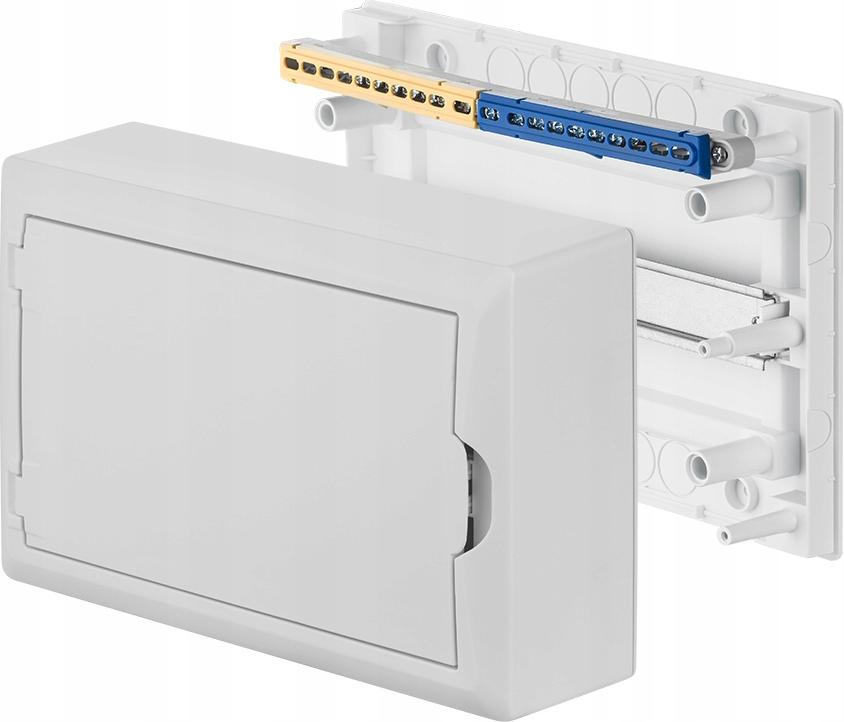 Elektro-Plast | Verteilerdose RN 1/12 - Weiß - IP40 - Modulare Bauweise - für sicheren Anschluss 2503-00