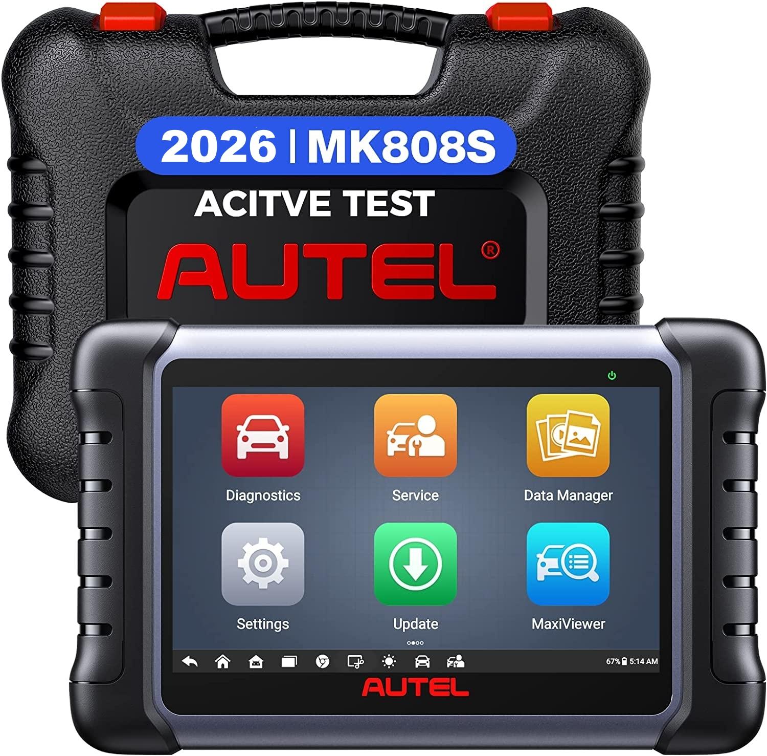 Autel MK808S 2026 kfz Diagnosegerät Auto Diagnosegerät mit Allen System Diagnose und Active Test