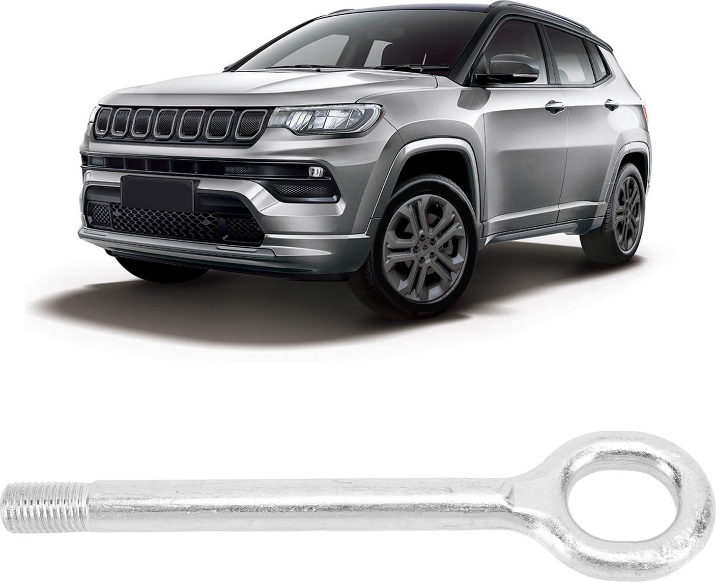 Gistuch Abschleppösenhaken 51798113, leistungsstarke Ladekapazität, robuste Abschleppvorrichtung für Renegade 2016 bis 2021