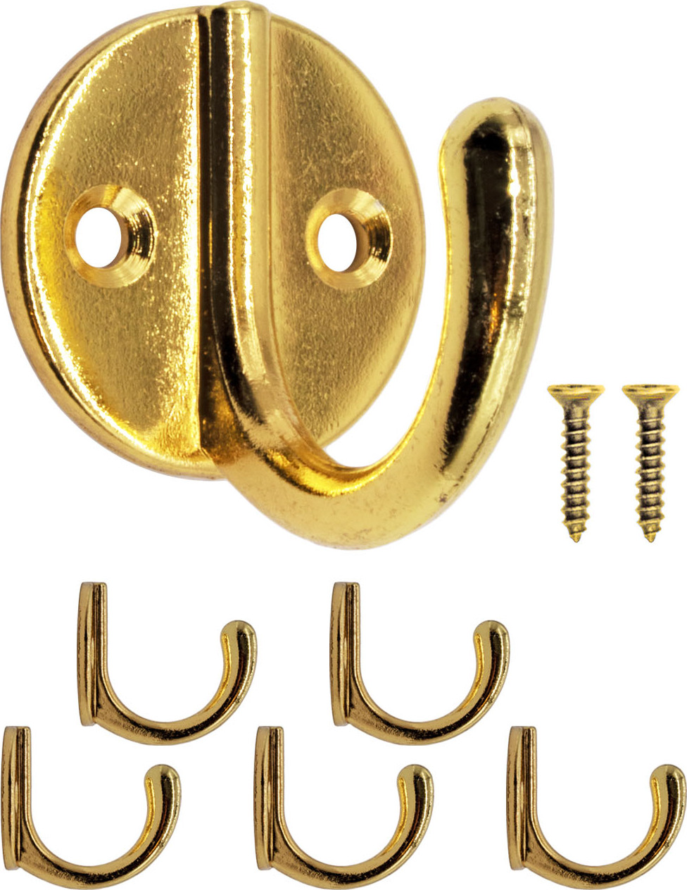 5x Klappbare Wandhaken Aluminium - Platzsparende Garderobenhaken Schwarz