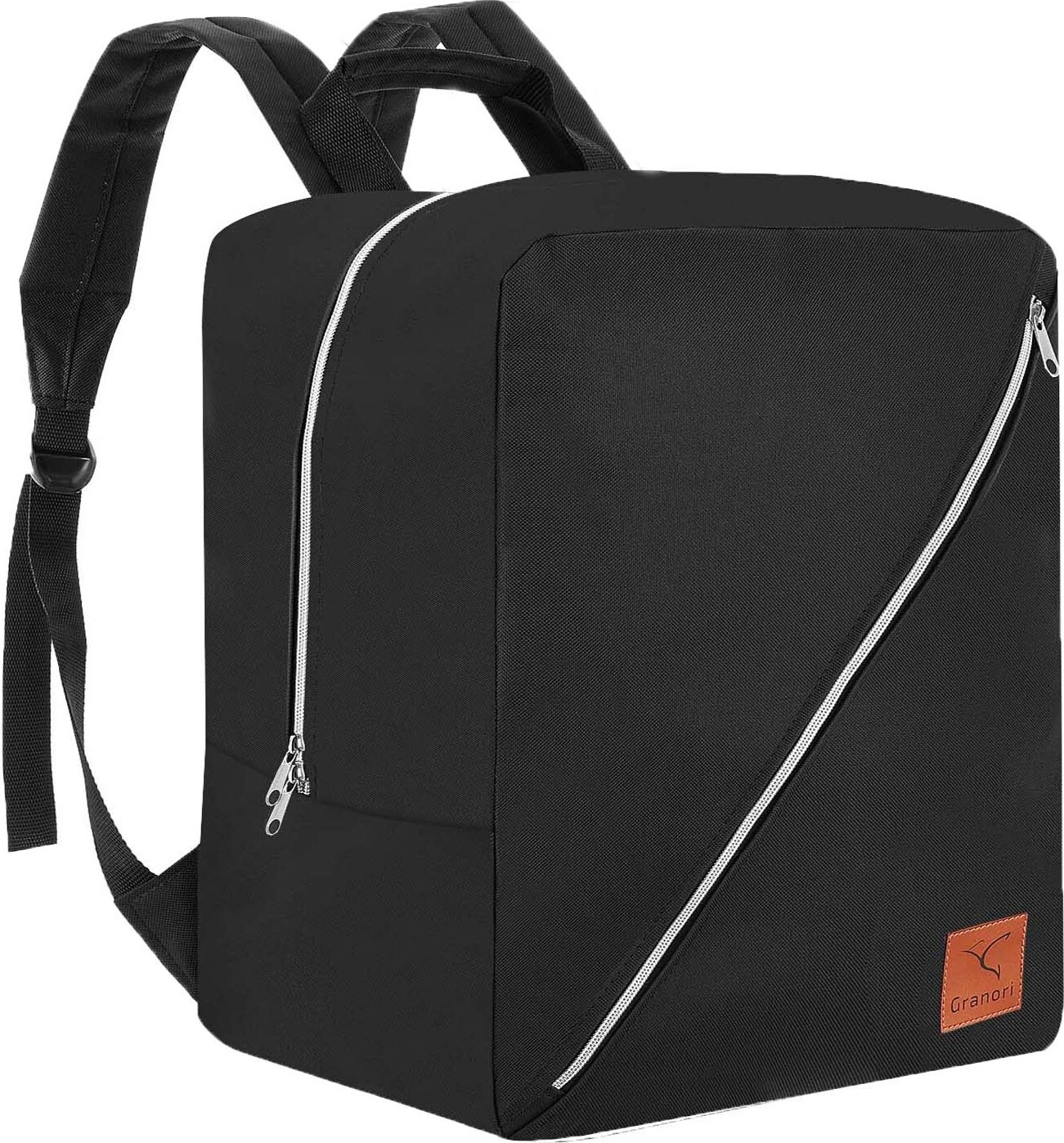 Granori Handgepäck Rucksack 45x36x20 cm in schwarz – ideal für Flüge mit easyJet