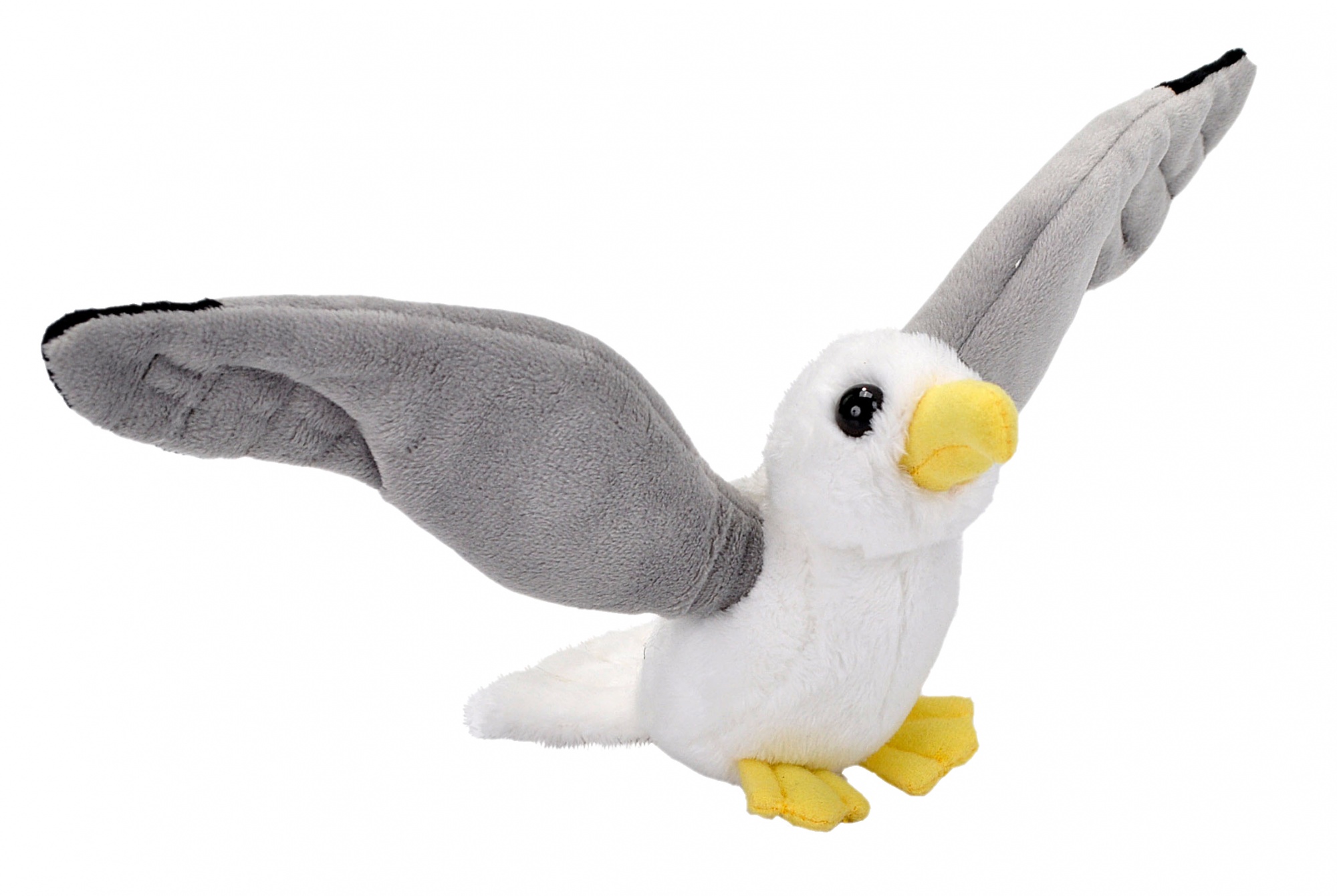 Wild Republic Pocketkins Eco Plüschkatze – Grau-getigert, 12 Cm, Aus Recycelten Materialien