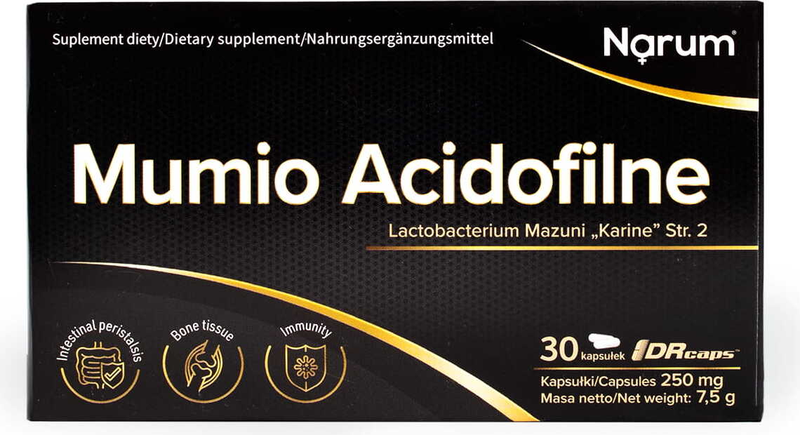 VITAWAY LLC Acidophile Mumio 30 Kapseln NARUM