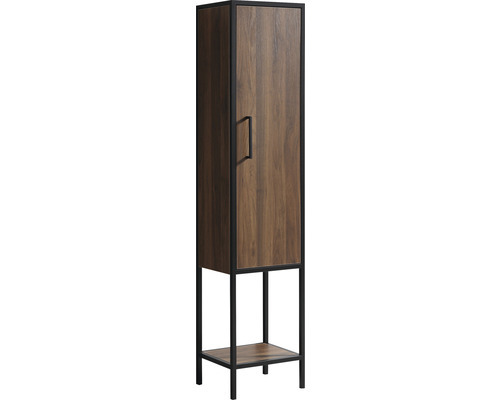 Hochschrank Industrial 160 cm walnut
