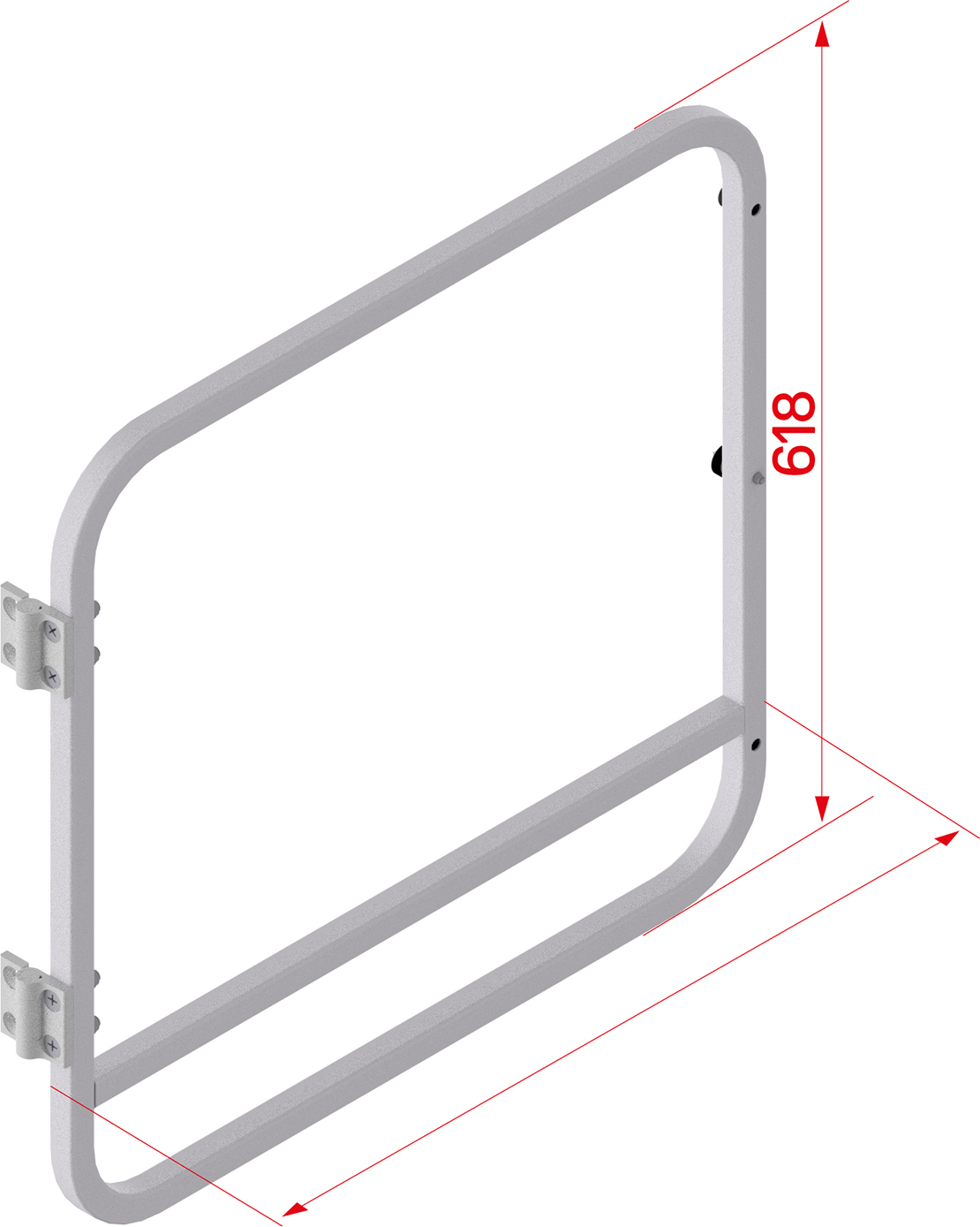 Hymer Durchgangssperre ohne Fußleiste breit 0055637