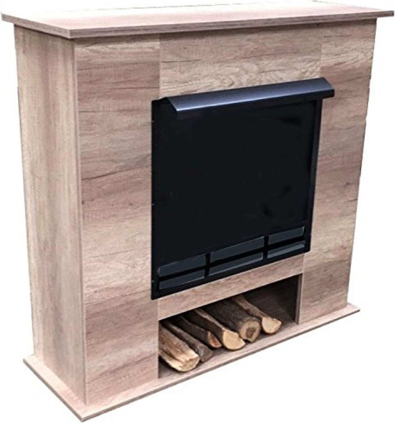 Krb na etanol a gél Model 001B Deluxe svetlý dub