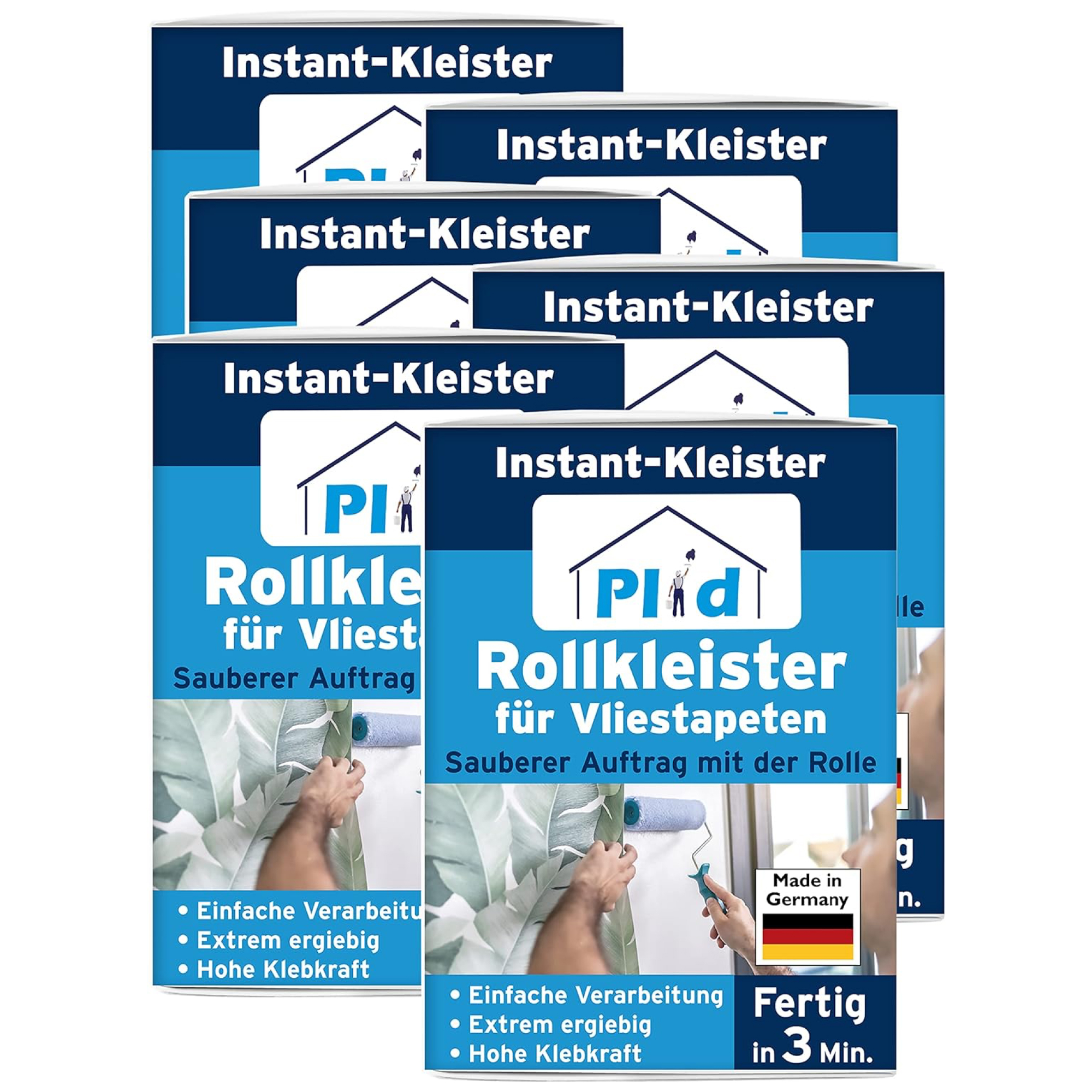 Plid Rollkleister Kleister Tapetenkleister Vliestapetenkleister Tapetenleim 6x200gr.