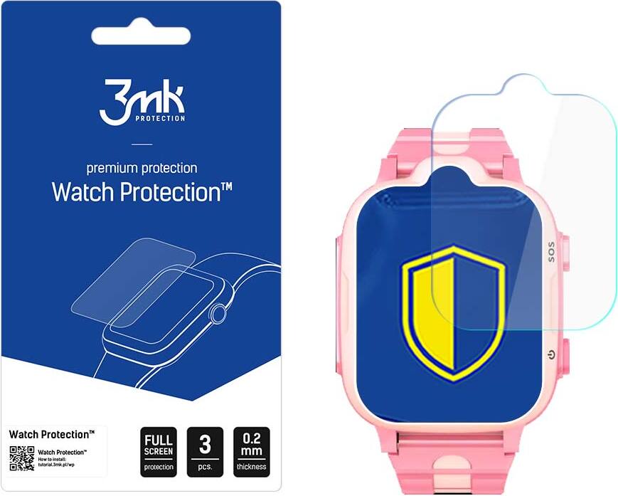 3mk Display Schutzfolie Watch Protection für Bemi Play 0,2mm (3 Stück) F-3mk Watch Protection ARC(312)