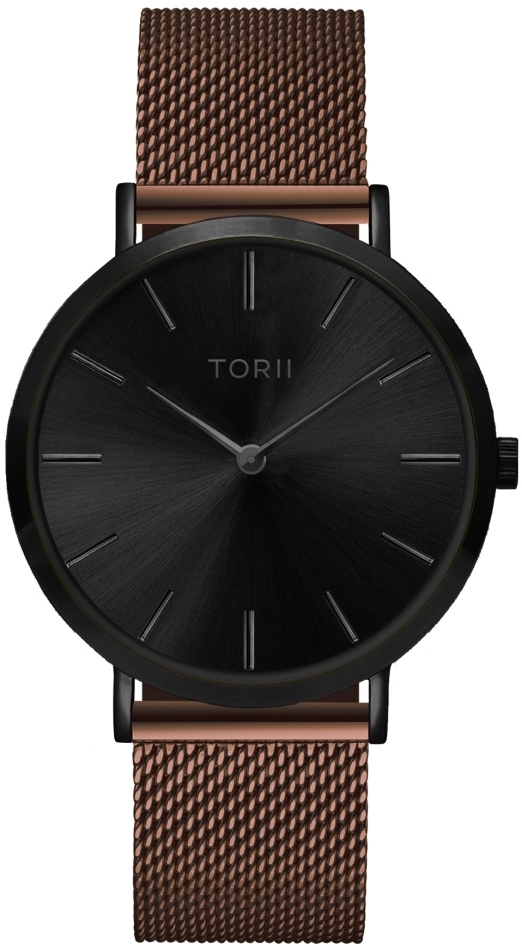 Damen Uhr TORII B38DM.BB in klassischem braunem Fashion-Stil.