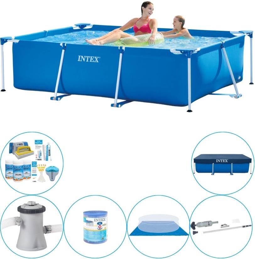 Intex Rámový bazén obdĺžnikový 220x150x60 cm - Bazén vrátane príslušenstva
