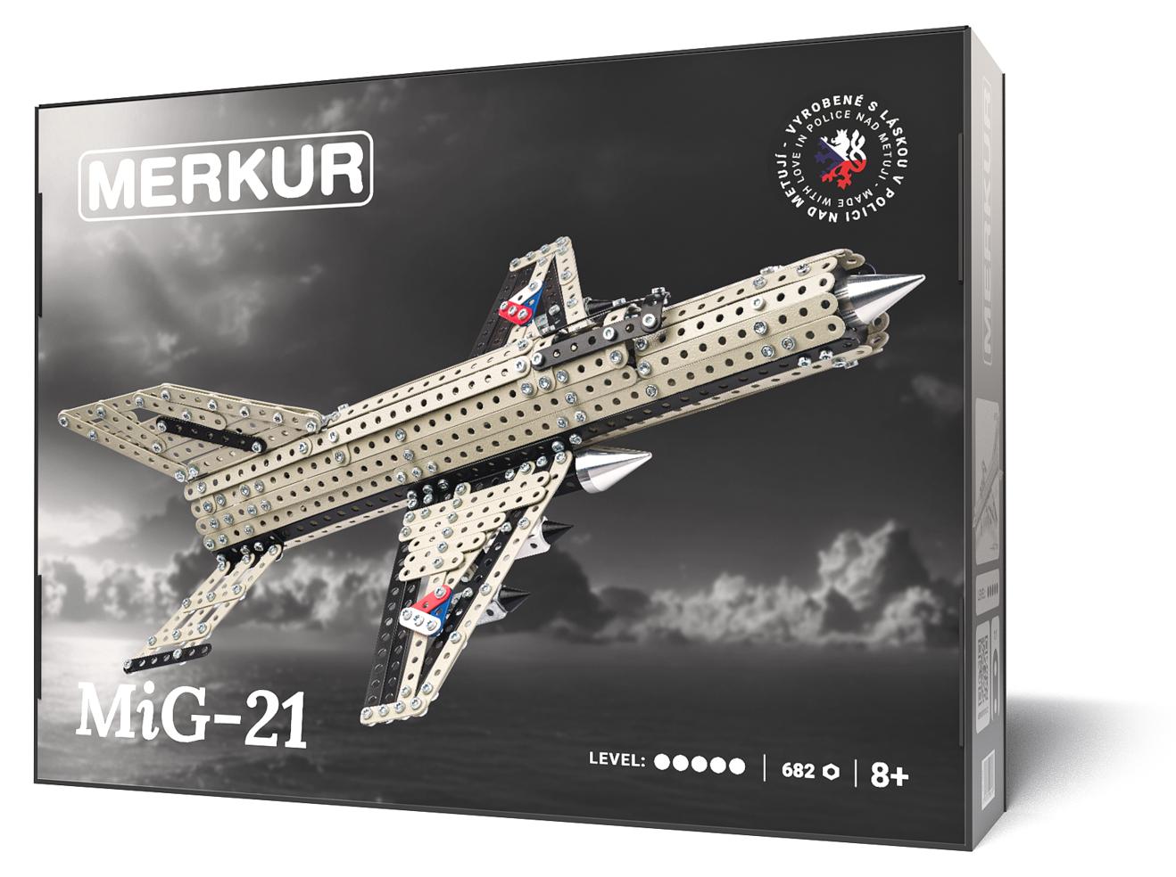Merkur – Kampfflugzeug MiG-21, 682 Teile