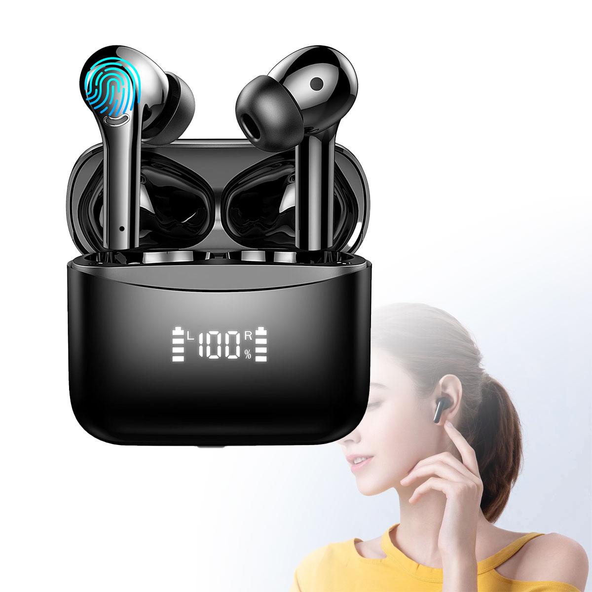 Dopwii Übersetzungs-Headset, kabelloses Bluetooth-Übersetzungs-Headset, 144 Sprachen | sofortige Übersetzung | intelligenter Sprachübersetzer, Schwarz KAUF-WOHN-CE1295-020