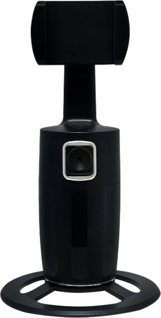 JedBesetzt 360° Face Tracking Halter für Live-Streaming Auto Tracking Selfie Stick Halter Smart Tracking Telefonhalter für Facebook Live, Video Chat Face Time Call(Rosa) RLMM-YN-230608-2117