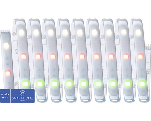 Paulmann MaxLED 250 Betriebsfertiges Zigbee Strip-Basisset 3 m 600 lm 3000 K + RGBW 150 LED´s beschichtet 24V - Kompatibel mit SMART HOME by hornbach 78866