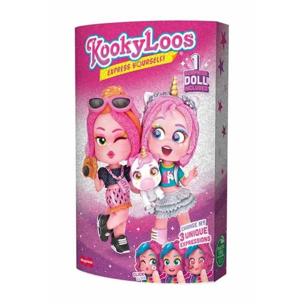 Puppe mit Haustier Kookyloos Glitter Glam 1 Stück PKL5D212IN00