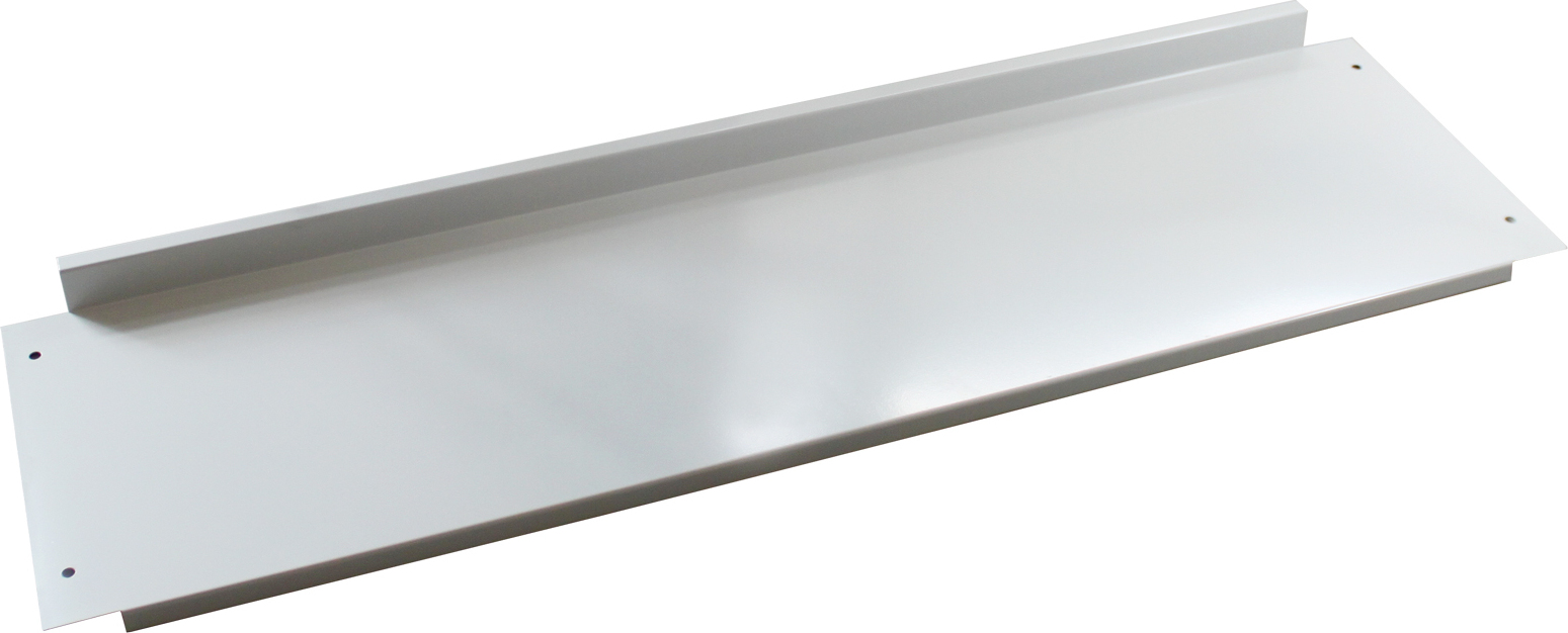 Proregal Ablageboden für Werkbank Rhino| BxT 175x60cm | Mit Sicherheitsabkantungen | Lichtgrau