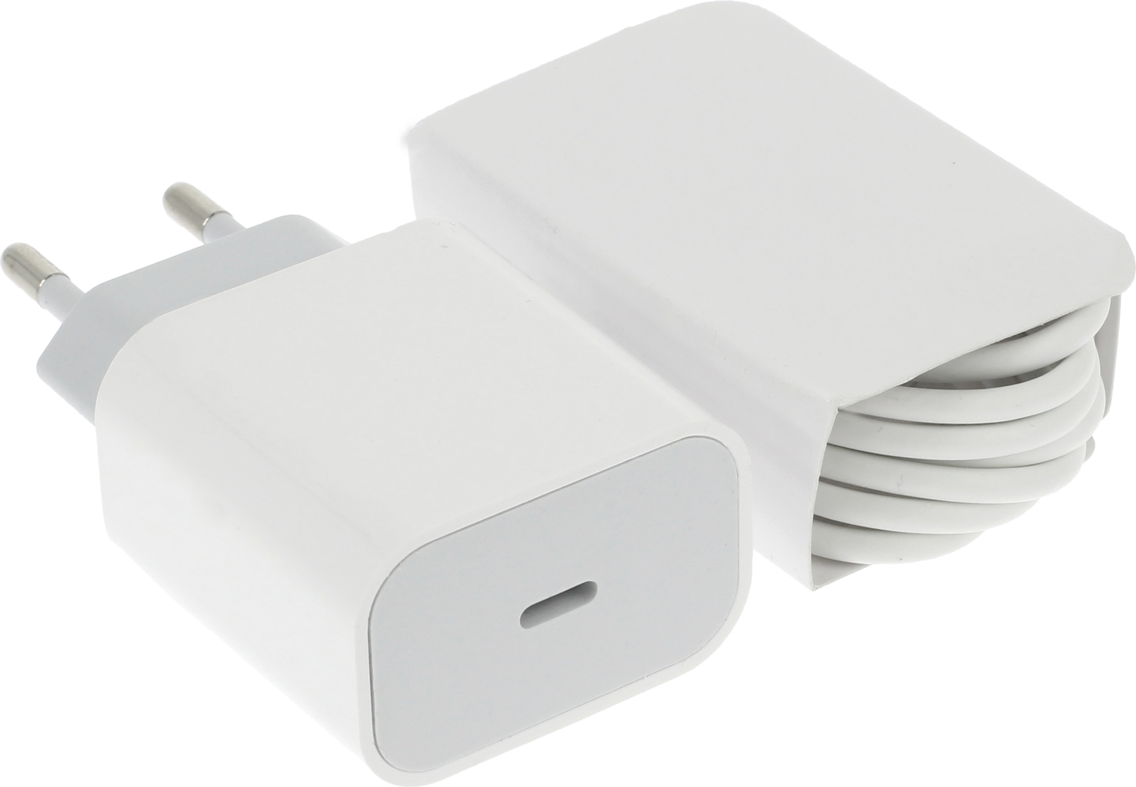 Hakai Schnell-Ladegerät 25W für uleFone Armor 5 + 1m Typ-C Kabel 3A Netzteil 3000mAh weiß Typ-C Adapter Quick-Charge Travel-Charger + Hakai Pad