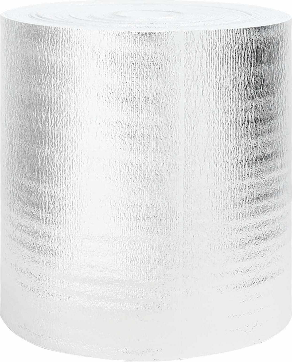 vidaXL Heizkörper-Reflektorfolie 2 pcs Silber 25 x 0,5 m Polyethylen 42009832