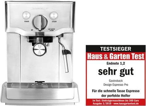 Gastroback Design Espresso Pro kávovar s portafilterom Espresso kávovar