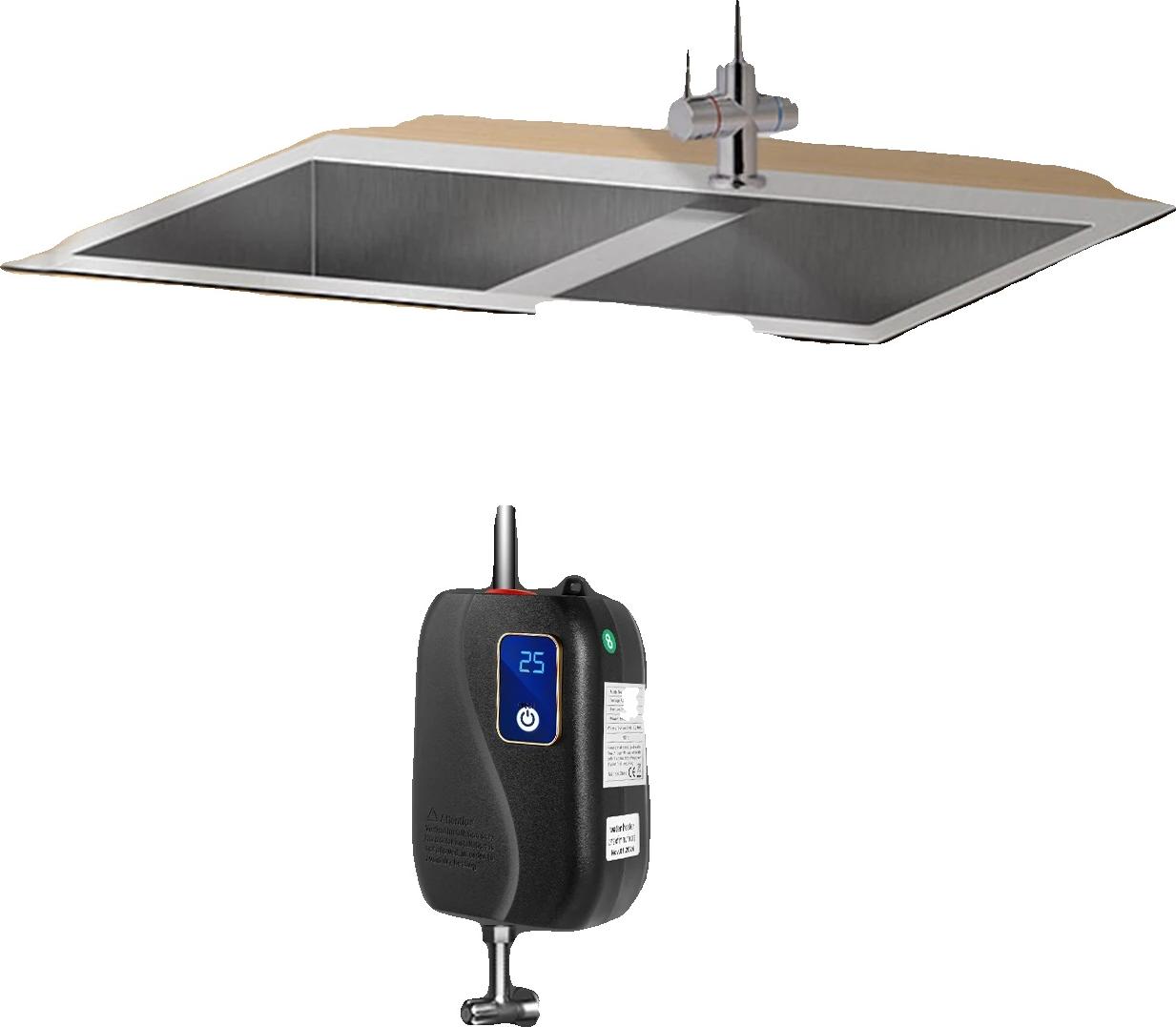 OEM Sofort-Wassererhitzer, 3500W, Wandmontage, wasserdicht IPX4, 220V, 25-50℃ 3302