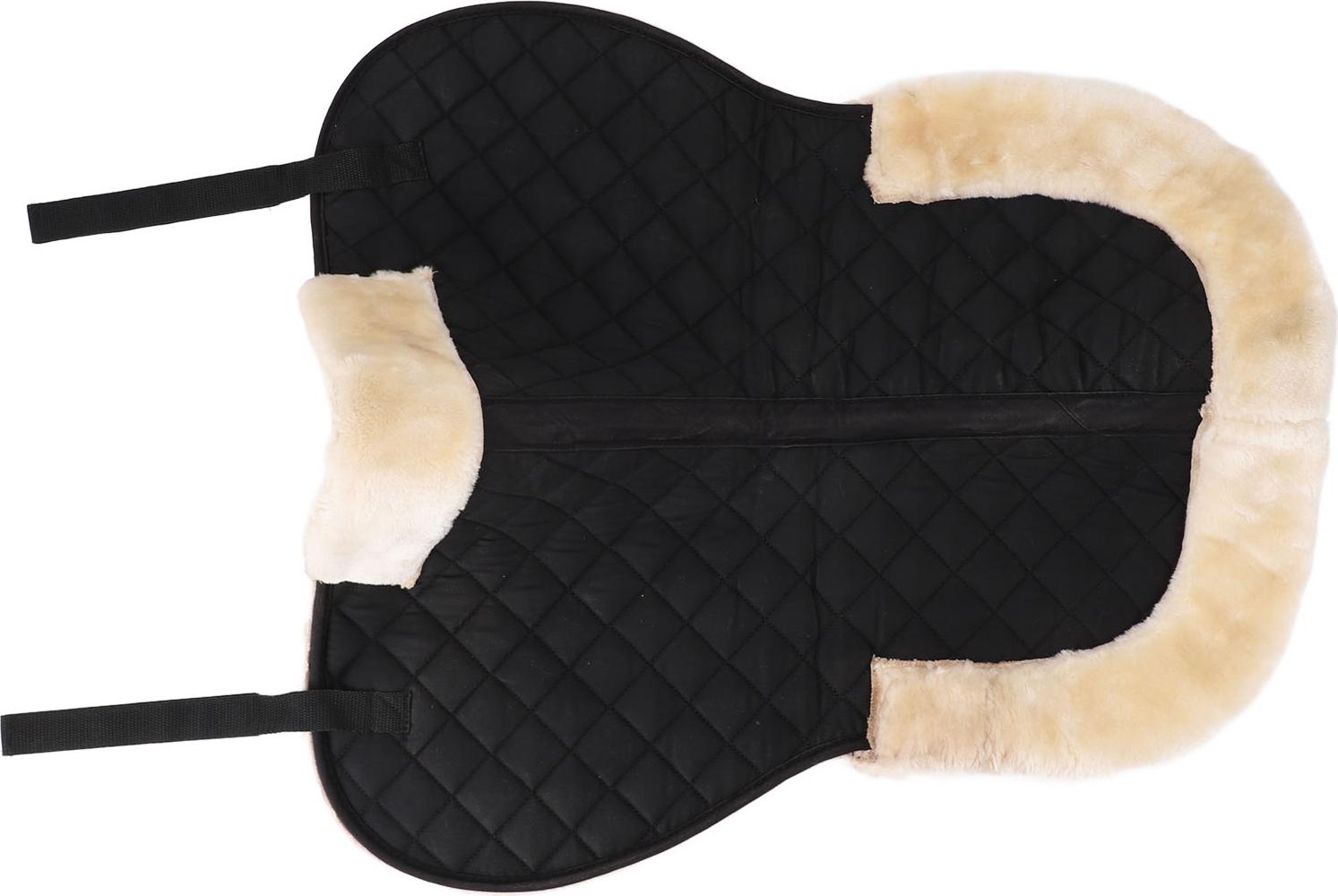 Gistuch Englische Halbsattelpolster Polyester Kunstwolle Stoßdämpfung Anti -Schlupf atmungsaktiv für Pferd