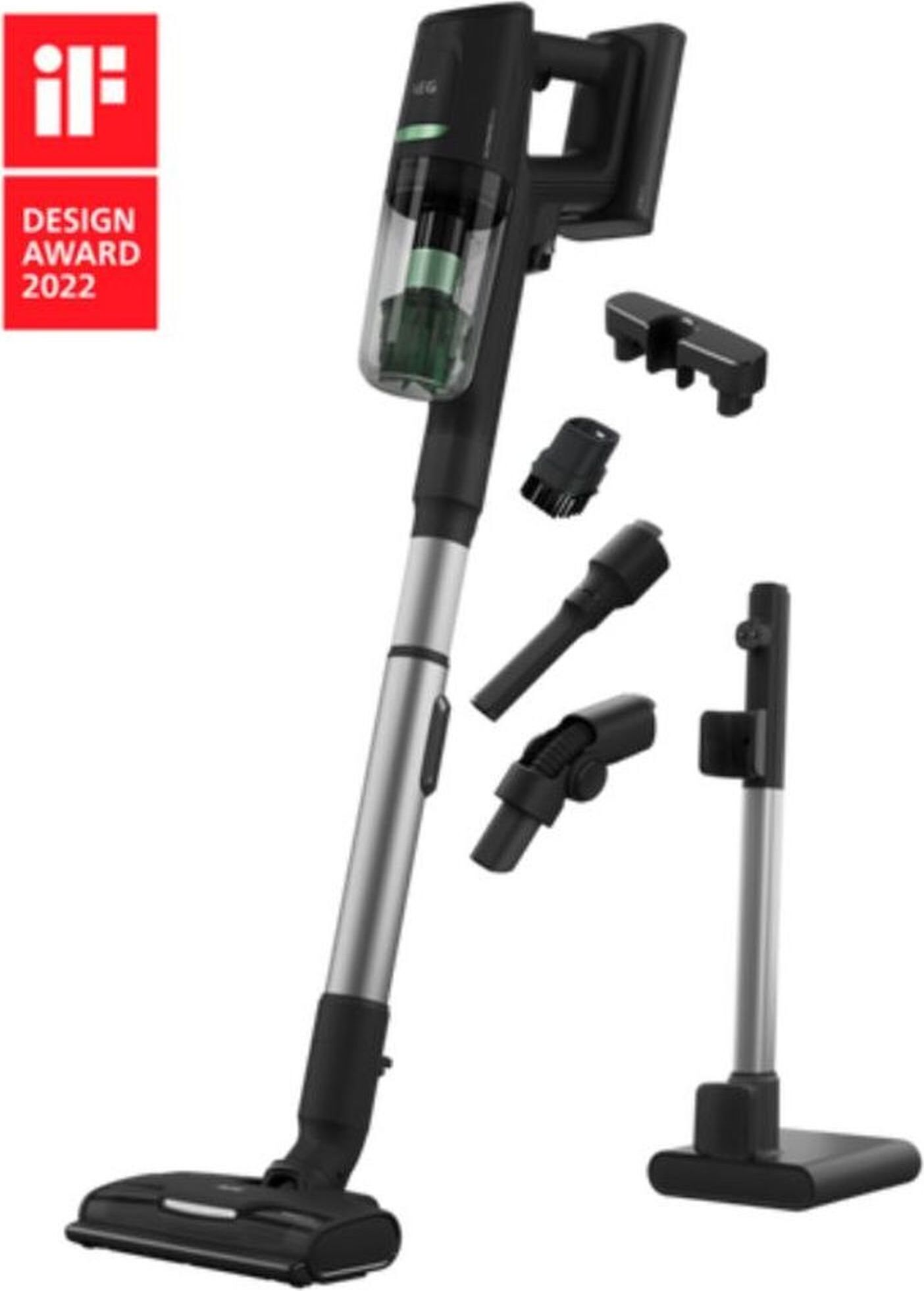 AEG ULTIMATE 8000 ÖKO akumulátorový vysávač / výdrž batérie až 60 minút* / farba: Ebony Black AP81B25ÖKO Black