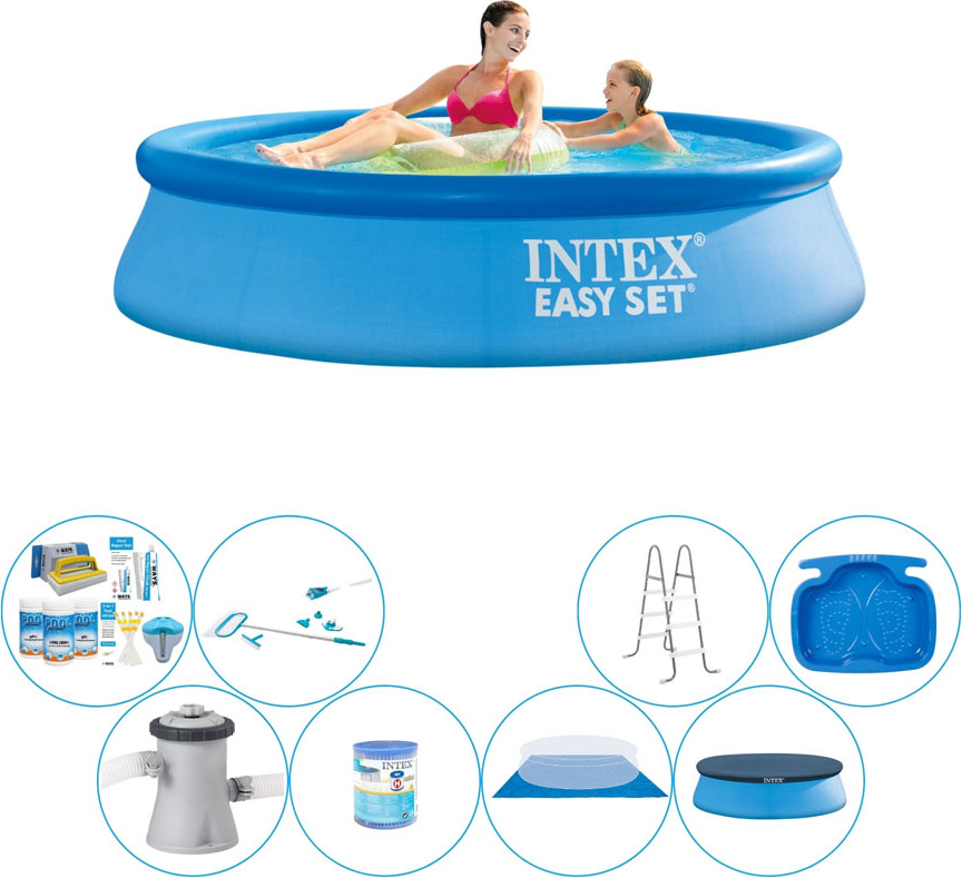 Intex Easy Set Round 244x61 cm - balenie bazénov All in 1