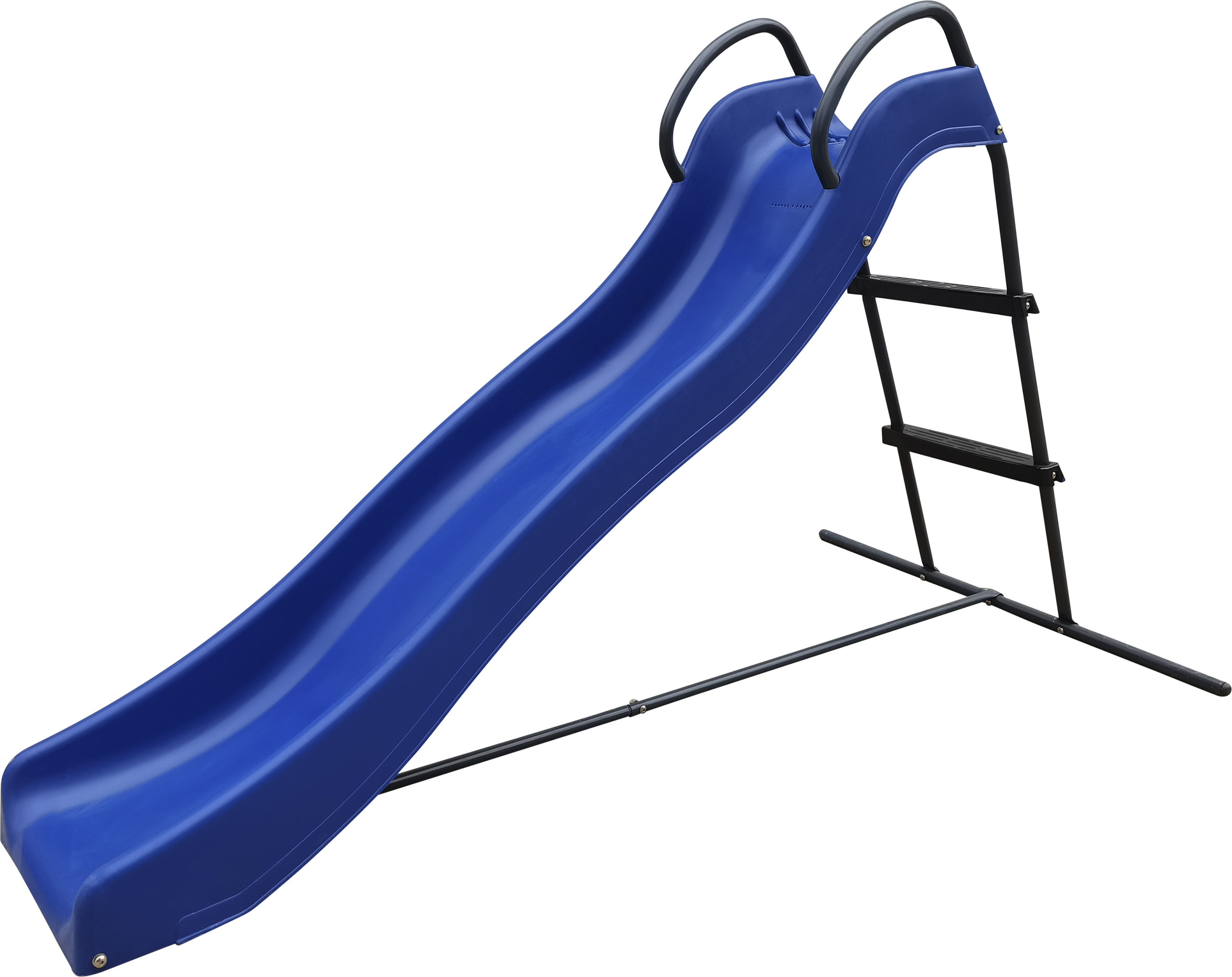 Toboggan AXI 220 Cm – Cadre Acier Thermolaqué, Glissière HDPE, Marches PP, 3 Ancrages, Pour Enfants 3-7 Ans, 35 Kg Max