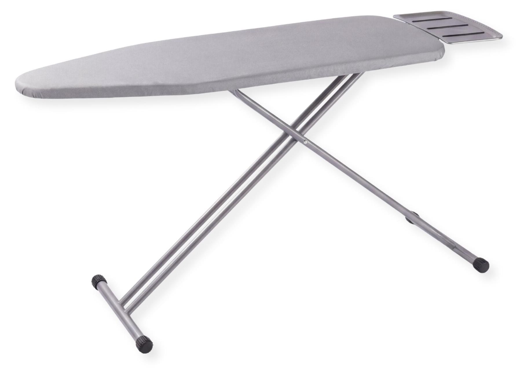 SensaHome Bügelbrett – Klappbarer Bügeltisch mit Dampfeinheitshalter – 110×33cm – Hellgrau BUX-8720701738386