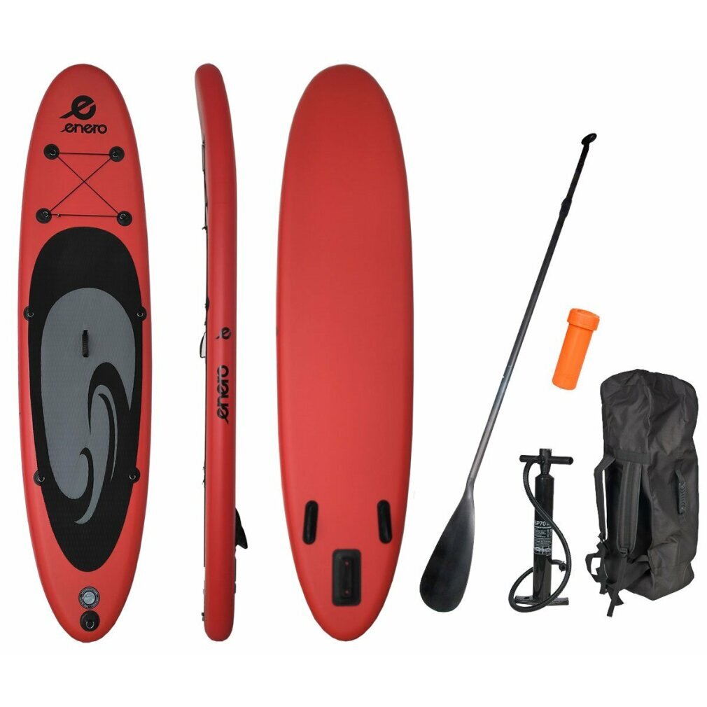 ENERO Paddleboard 320x76x15 Rot,Schwarz,Grau