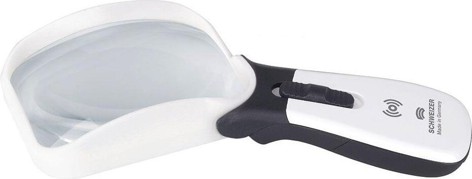 A. Schweizer Schweizer ERGO-Lux i Mobil 2 fach / 100*75mm rechts Kaltweiß Lupe inkl. Ladepad