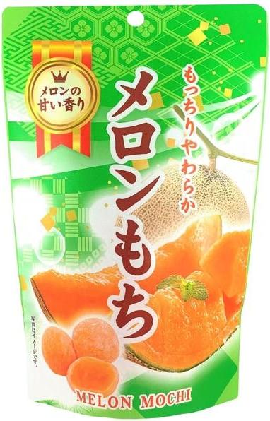 Seiki | Mochi Melone - 130g - Japanische Süßigkeiten - Hokkaido Melone - Reisgebäck