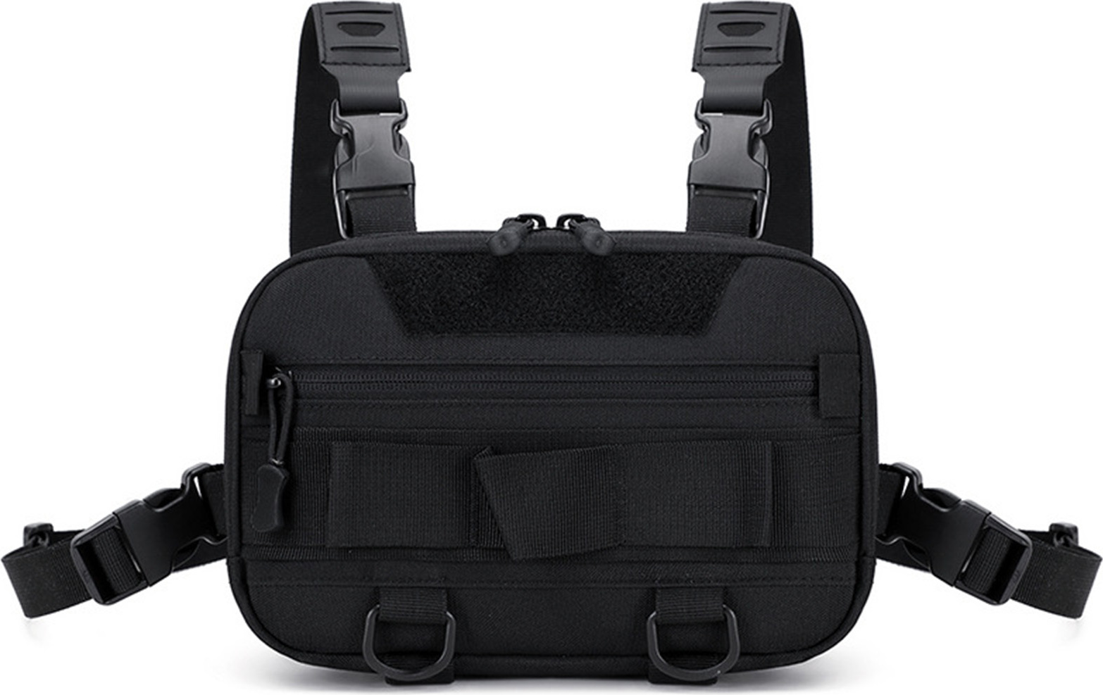 Lixada Kleiner Wanderrucksack f¹r Herren, gro?er Angelrucksack mit gro?er Kapazit?t, Brusttasche f¹r M?nner, reisefertiger Angelrucksack mit Rutenhalter