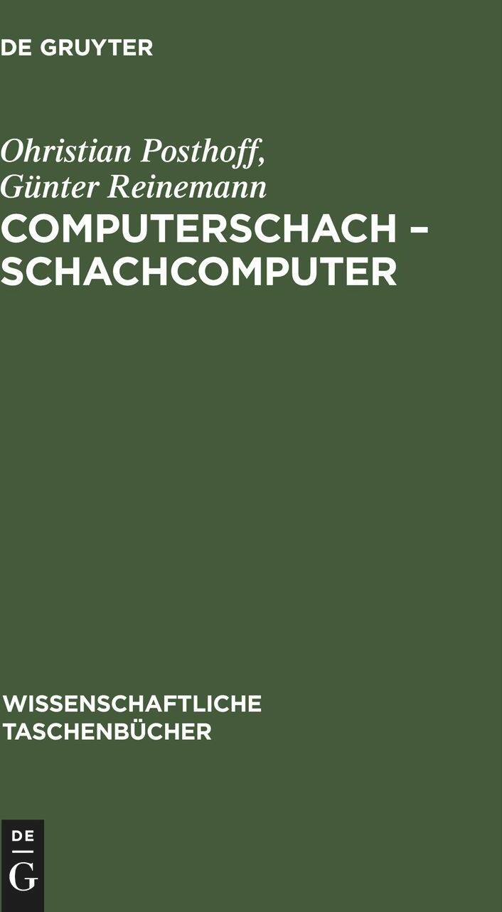 Sonstige Verlage Computerschach - Schachcomputer