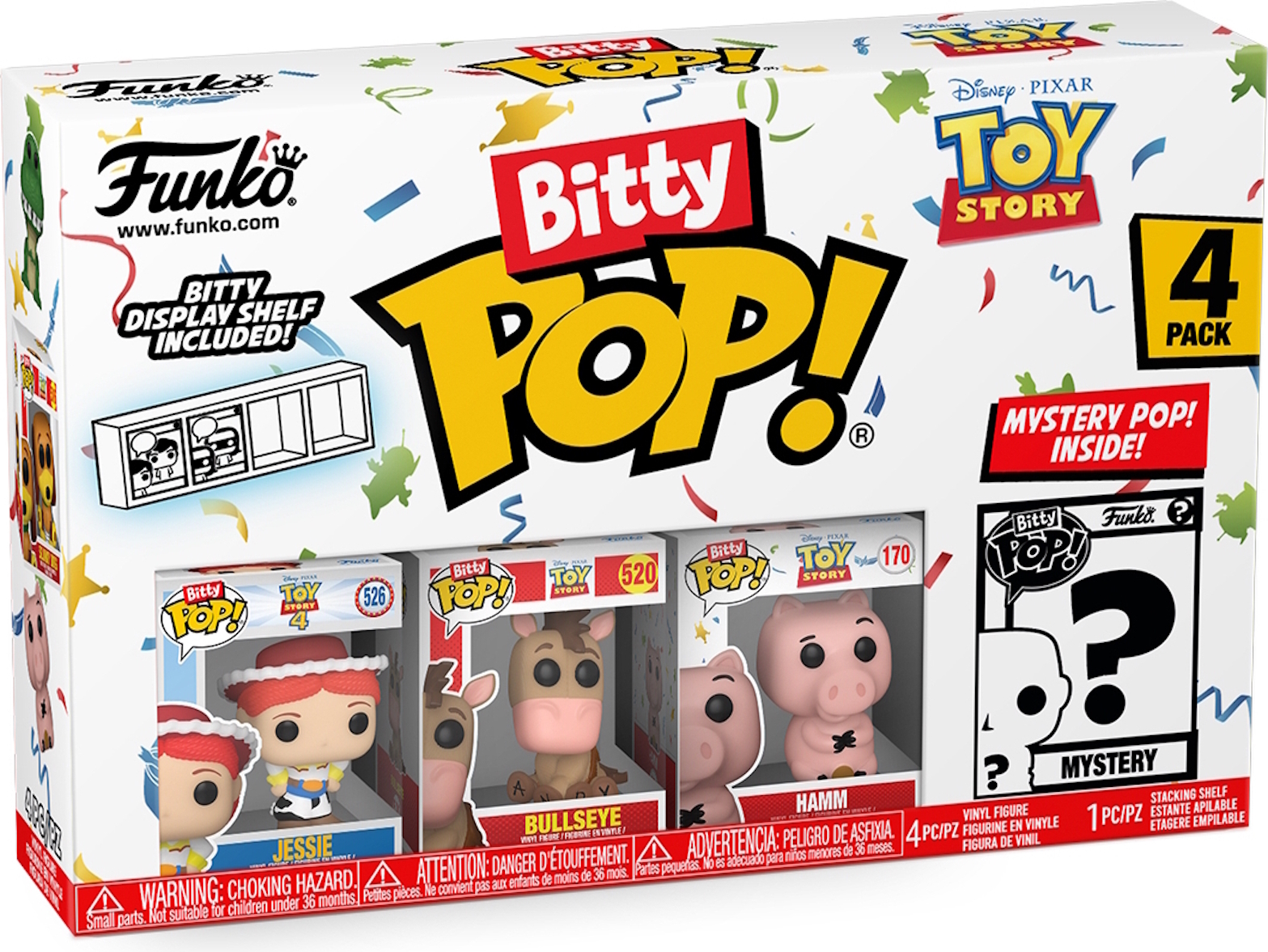 Funko Toy Story Bitty POP! Vinyl Figuren 4er-Pack Jessie 2,5 cm 122