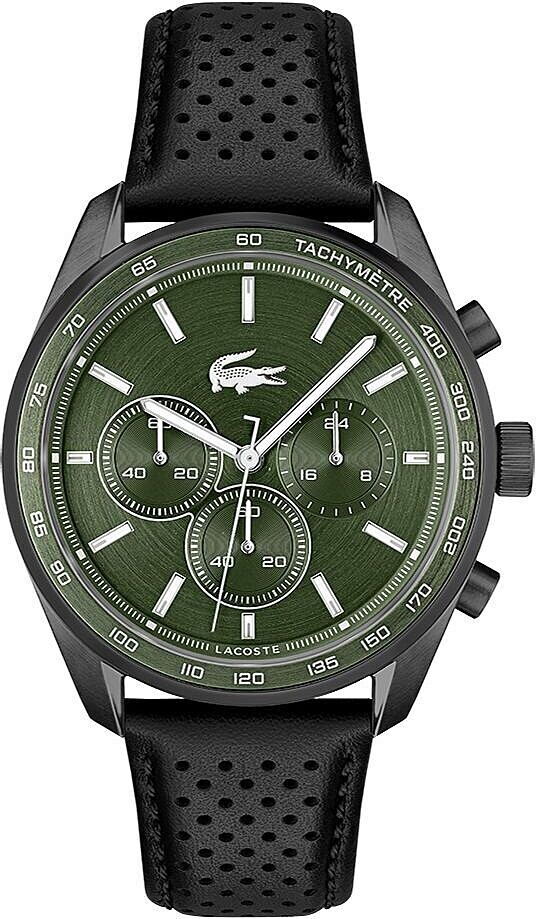 Chronograph Lacoste Schwarz Kollektion - mann