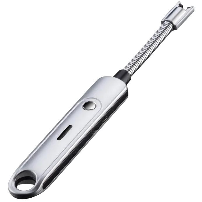 HARAHU Universelles elektrisches Feuerzeug mit USB – Silber KP25711