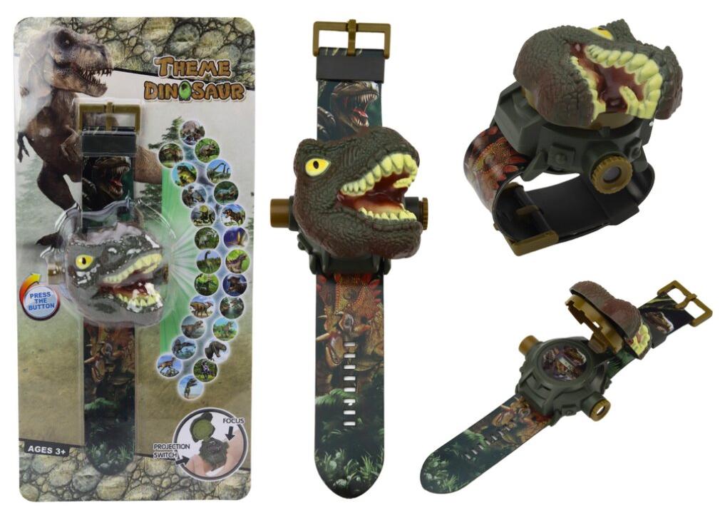 Lean Toys 3D-Dinosaurier-Projektor, Tyrannosaurus Rex, 22 cm x 65 cm x 45 cm