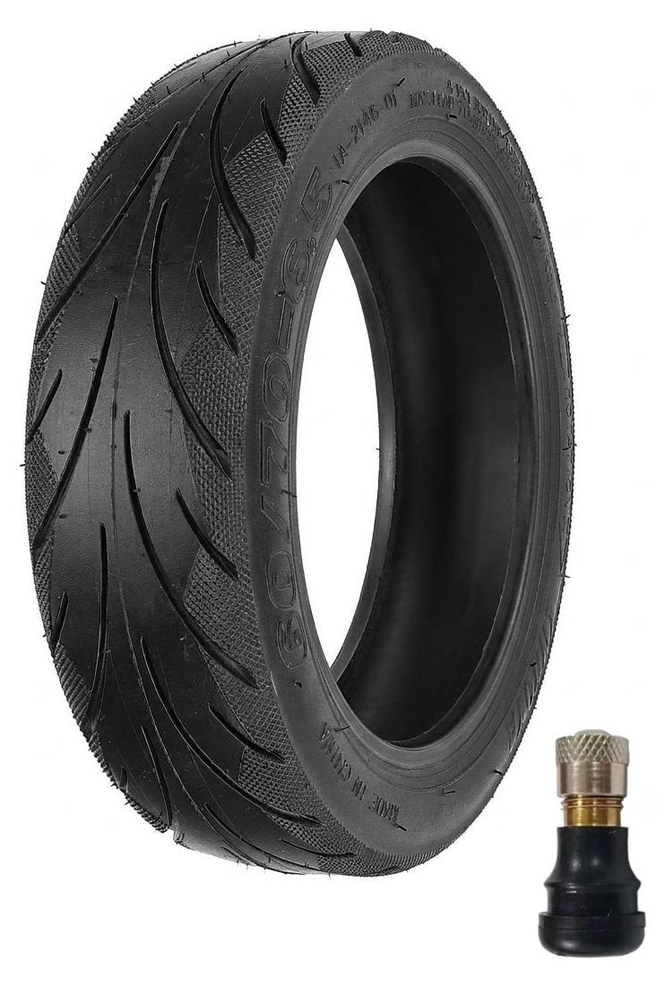 Resul 1 Stk. E-Scooter Reifen Tubeless 60/70-6.5 mit Tubeless-Ventil f. z.B. Ninebot Max G30