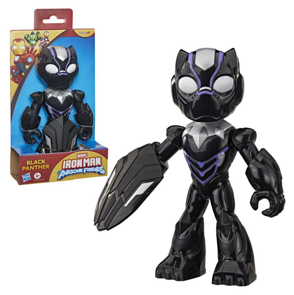 Hasbro Marvel Iron Man and His Awesome Friends Black Panther Figur 22 cm