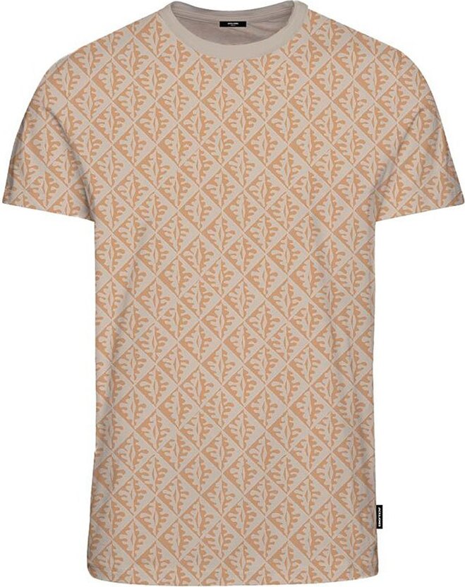 Jack & Jones Blulincoln Kurzarm-t-shirt Beige XL Mann Beige XL 12262572-Sand-XL