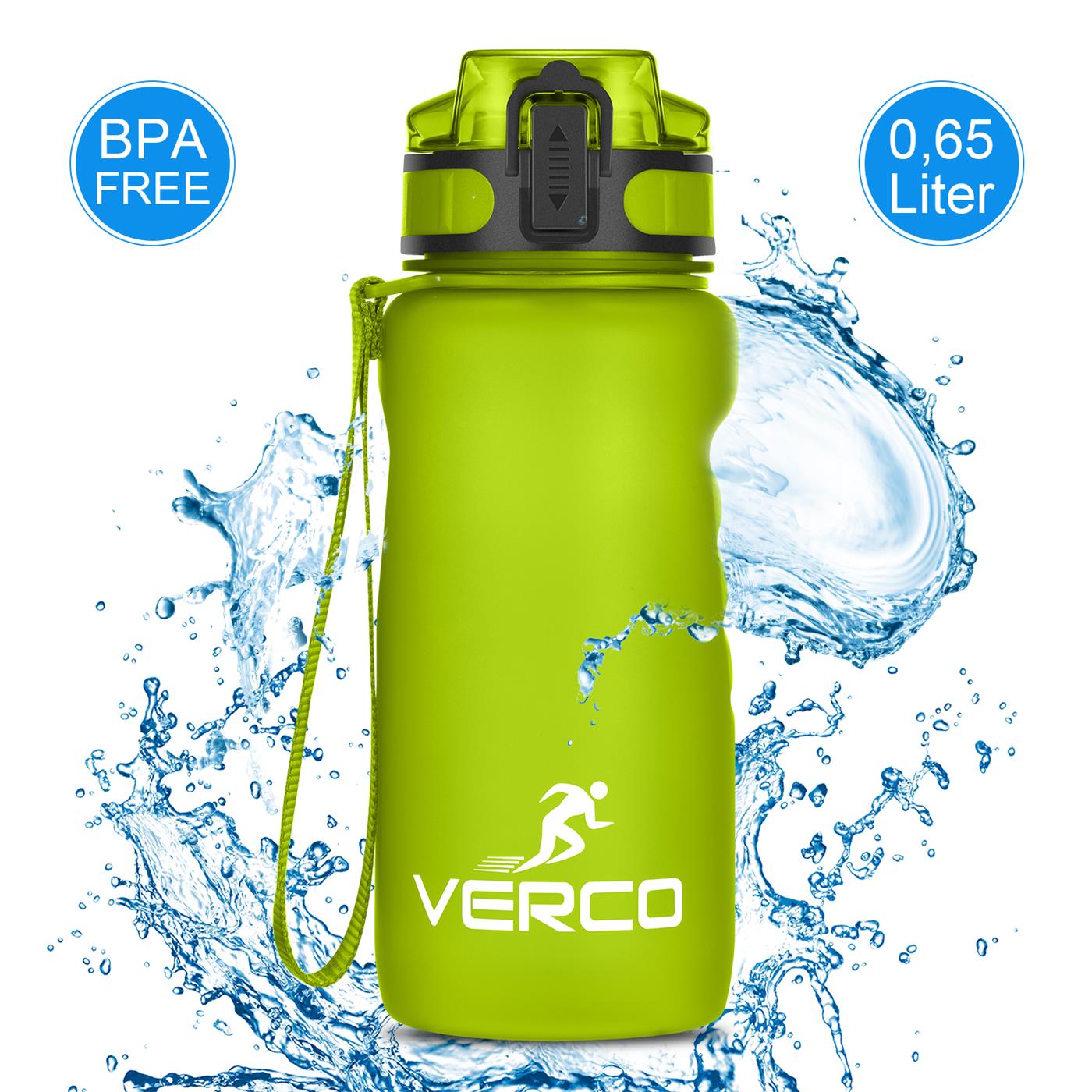 650 ml Premium Trinkflasche Sport Flasche Wasserflasche Sieb BPA Frei Wasser 