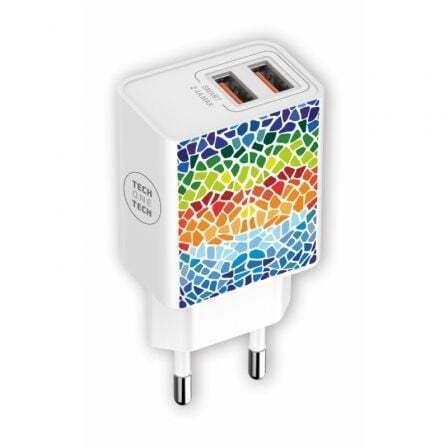 Prenosné zariadenie Tech One Tech Gaudi/ 2xUSB/ 2.4A/ Blanco