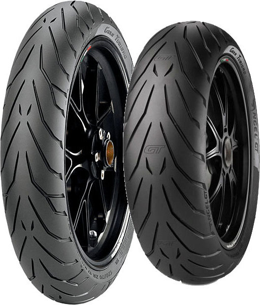 Pár pneumatík PIRELLI 110/80-18 (58W) ANGEL GT + 190/55-17 (75W) ANGEL GT (D)
